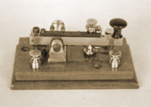 Prototipo de telégrafo inventado por Samuel Morse en 1832.