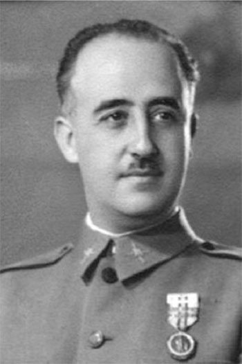 <b>General Francisco Franco</b><br>Jefe del Gobierno de España.