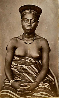 Mujer de Cabo Costa, Costa Verde.