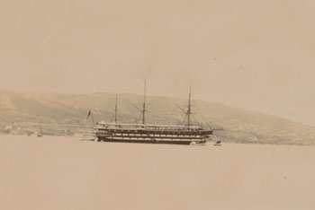 Escuela Naval Flotante <i>Asturias</i>, en 1890.