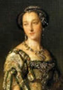 <b>2)</b> <b>Elena María de Castellví y Shelly</b><br>Valencia 1821 – Madrid 1863.<br>Falleció  durante el parto de su quinta hija, y fue enterrada en el madrileño convento de las Descalzas Reales, y no en el de San Lorenzo de El Escorial, por no ser considerada infanta de España.