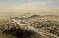 Burgos. Litografía de Alfred Guesdon (1853)