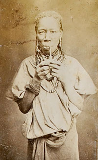 Mujer vieja del Senegal.