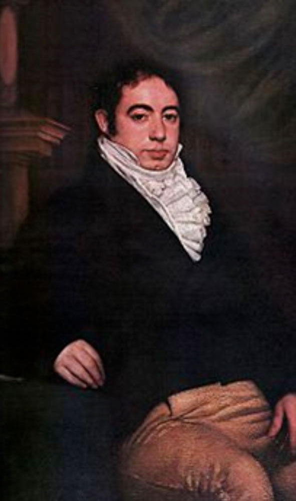 Bernardino Rivadavia, Primer Presidente de Argentina, casado con Juana Pino Vera, hermanastra del marido de Juana Shelly MacCarthy.