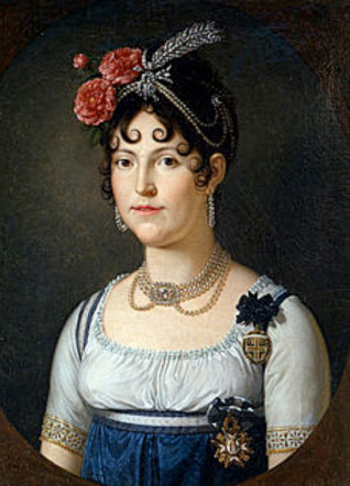 <b>1)</b> María Luisa de Borbón, esposa del príncipe de Etruria.