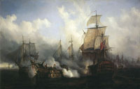 La batalla de Trafalgar