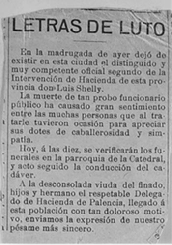 Necrología sobre Luís Shelly Correa.