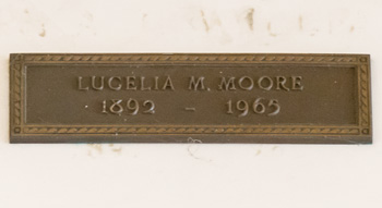 Lucelia Miller Moore.