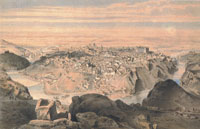 Toledo. Litografía de Alfred Guesdon (1853)